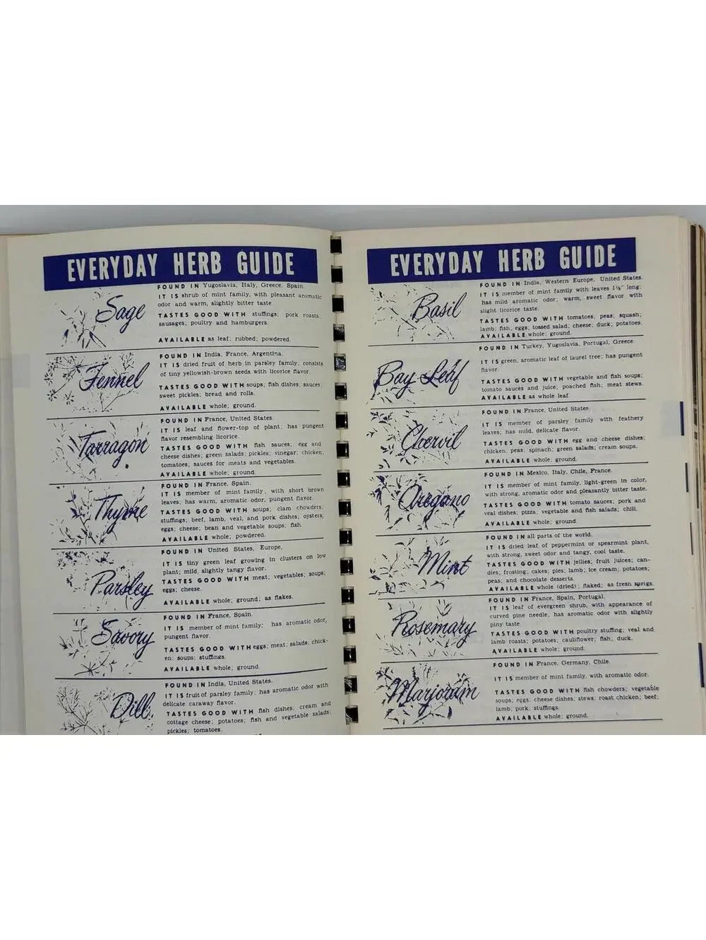 Vintage Community Cookbook, Terryville Connecticut, 1970s Spiral-Bound